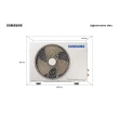 AR COND SPLIT HW SAMSUNG 9000 BTU QF DIGITAL INVERTER ULTRA 220V COND (AR09BSHZCWKXAZ)