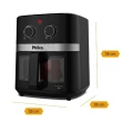 Fritadeira Air Fryer Com Visor Philco 9L PAF90 Redstone 220V